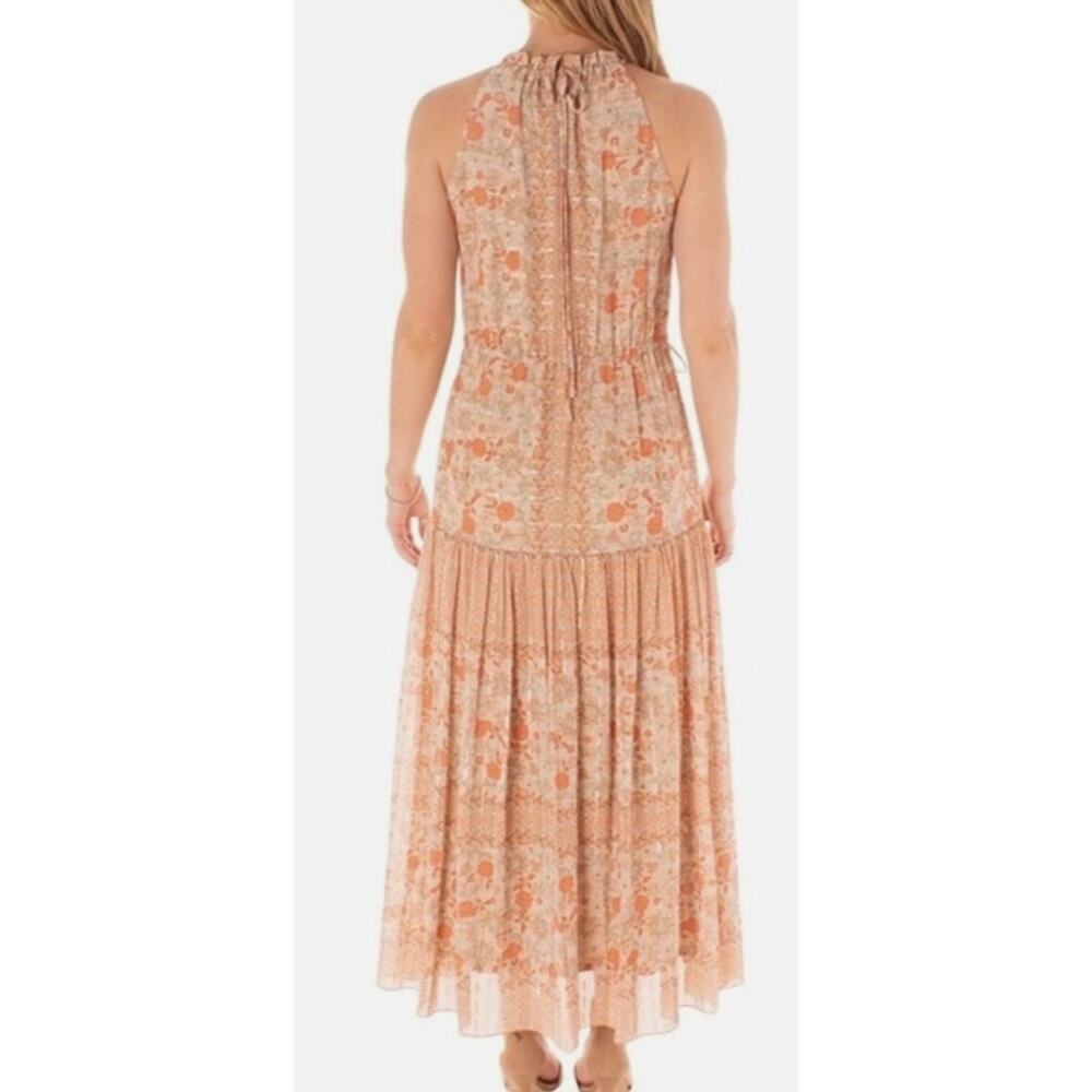 Taylor Rose Beige Floral High Neck Maxi Dress 6 NWT - Picture 2 of 9